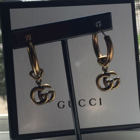 mens gucci earring prouds|authentic gucci earrings.